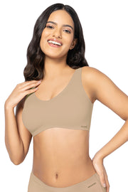 Invisi Effortless Bralette XS / Hazelnut - amanté Bra