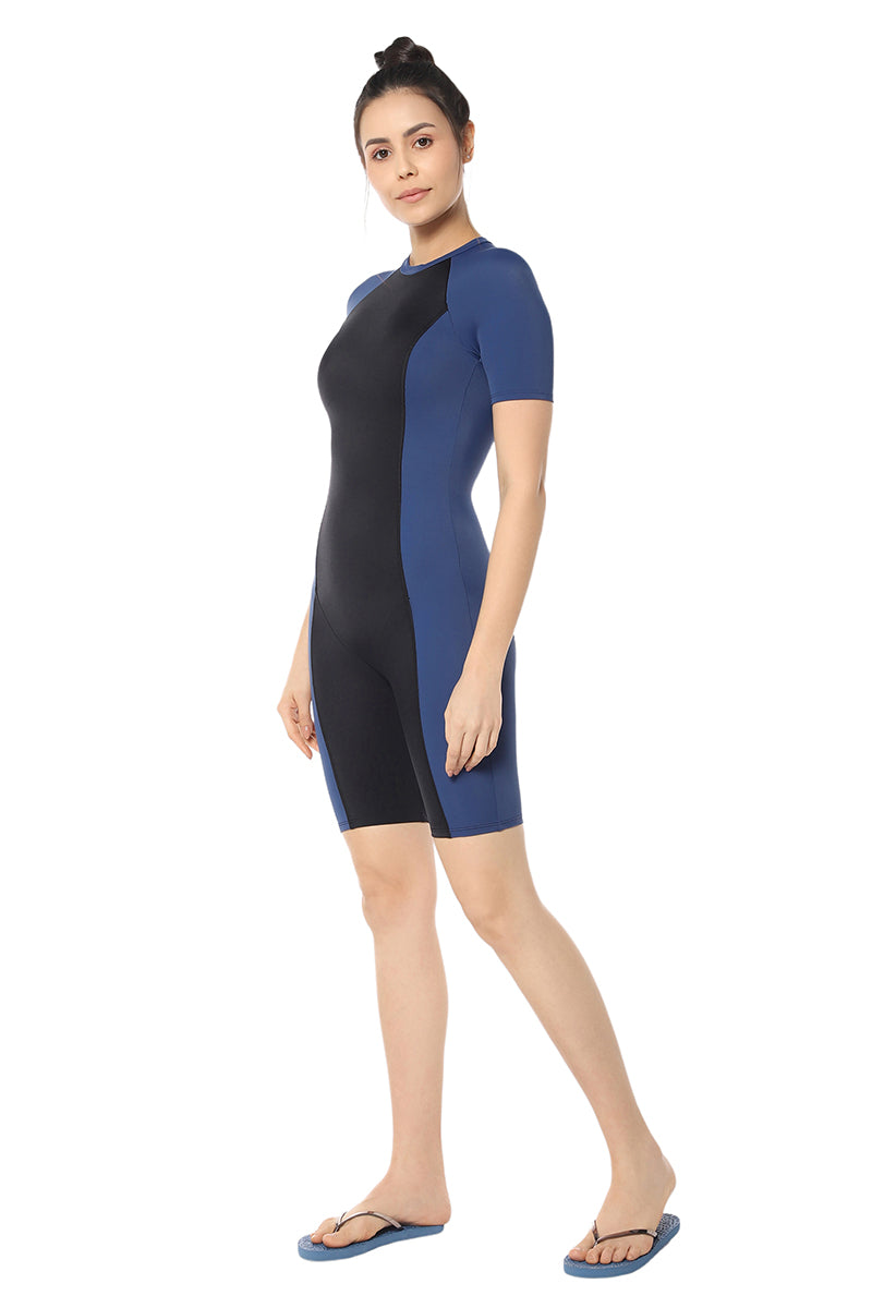 Leg Suit With Sleeves Swimwear  - amanté Swimwear - Image 2 of 3