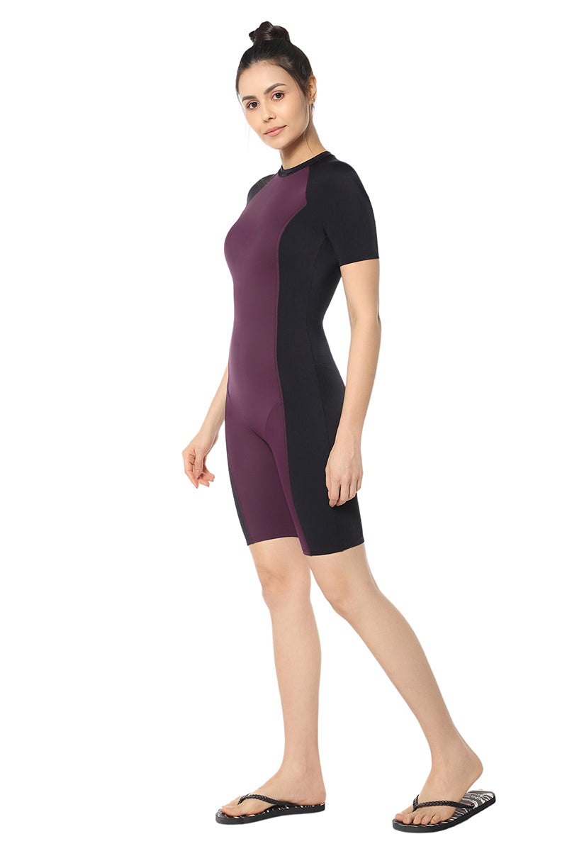 Leg Suit With Sleeves Swimwear  - amanté Swimwear