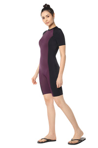 Leg Suit With Sleeves Swimwear  - amanté Swimwear thumbnail 2