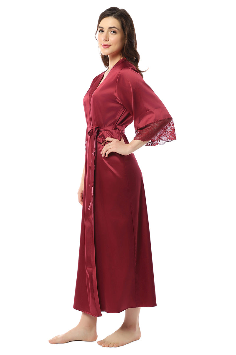 Eternal Bliss Long Robe  - amanté Sleepwear