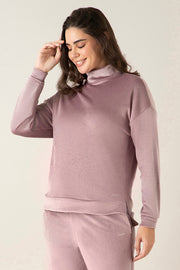 Velour Bliss Pullover Top  - amanté Sleepwear