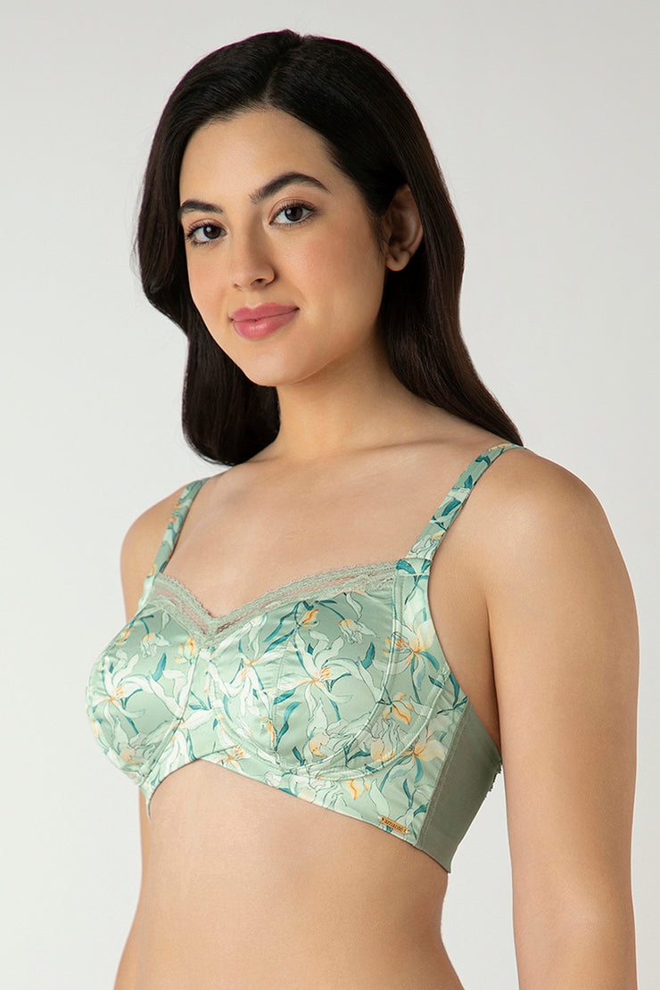 Demure Contour Bra 38C / Tulip Harmony Print - amanté Bra