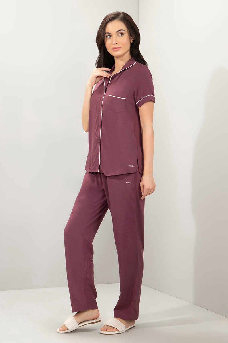 Sleep Set- PJ Top & Bottom - amanté Sleepwear