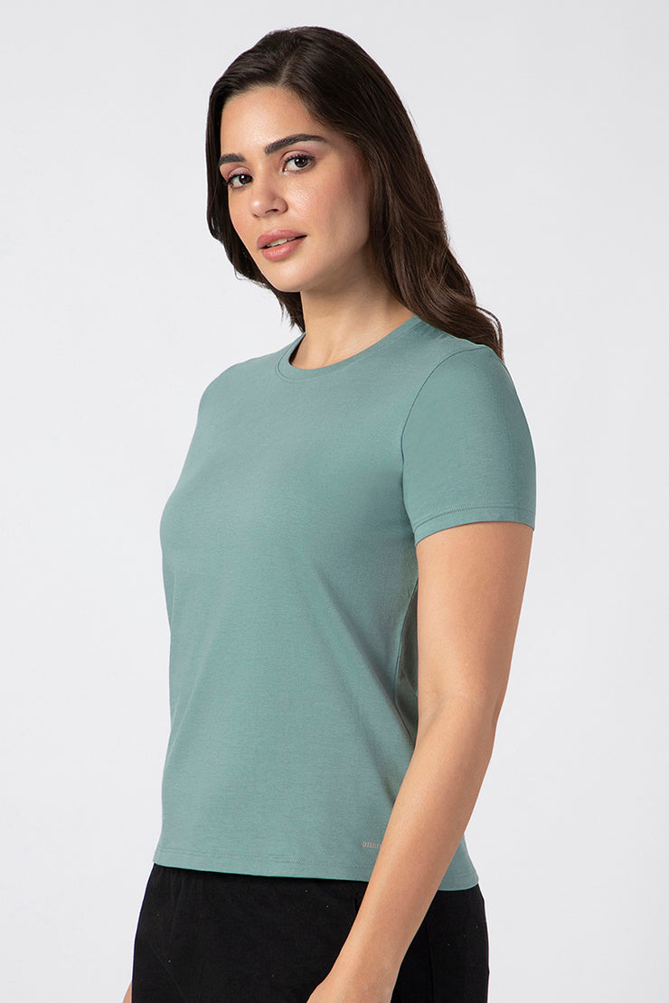 Essential Crew Neck Tee - amanté Athleisure