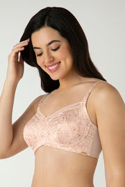 Demure Contour Bra 36C / Delicate Bloom Print - amanté Bra