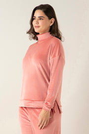 Velour Bliss Pullover Top  - amanté Sleepwear