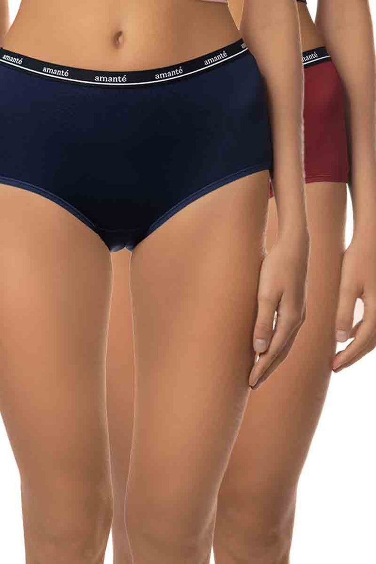 Microfiber Full Brief (Pack of 2) S / Combo 01 - amanté Panty Pack
