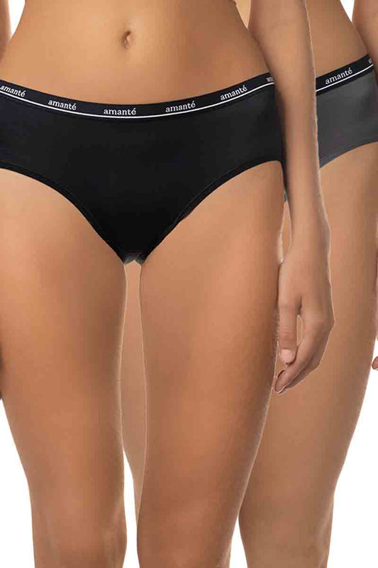 Microfiber Hipster (Pack of 2) S / Combo 02 - amanté Panty Pack