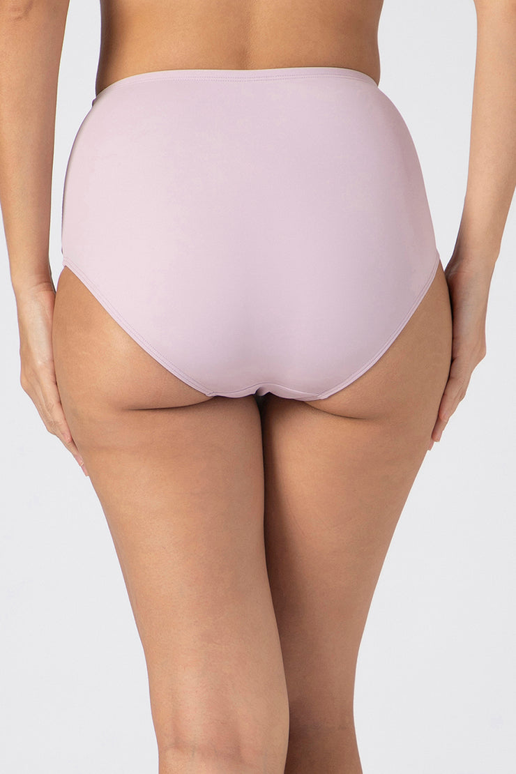 High Waist Ruched Bikini Bottom - amanté Swim