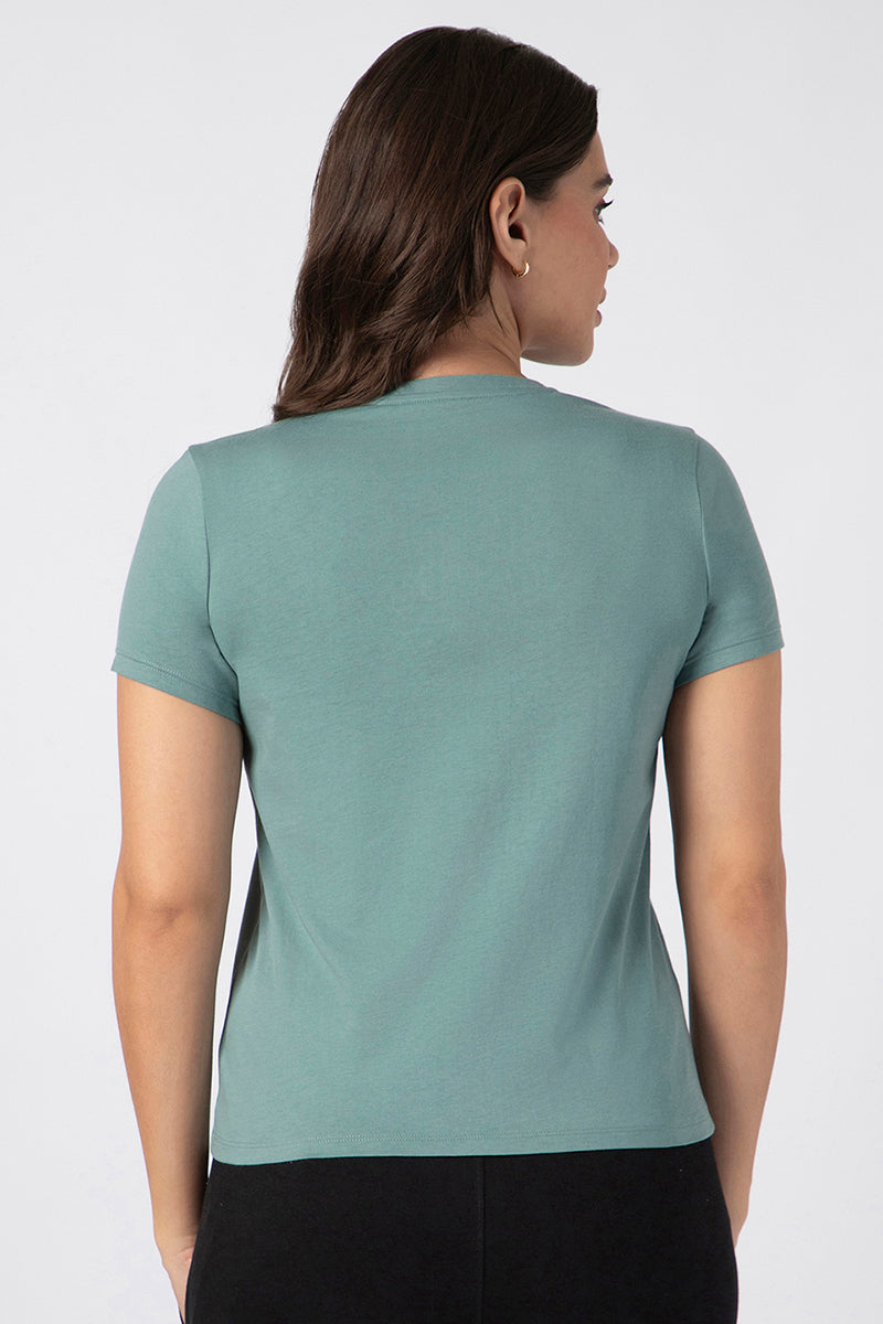 Essential Crew Neck Tee - amanté Athleisure - Image 3 of 3