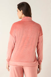 Velour Bliss Pullover Top  - amanté Sleepwear