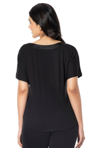Satin Edge Pyjama Top  - amanté Sleepwear thumbnail 3