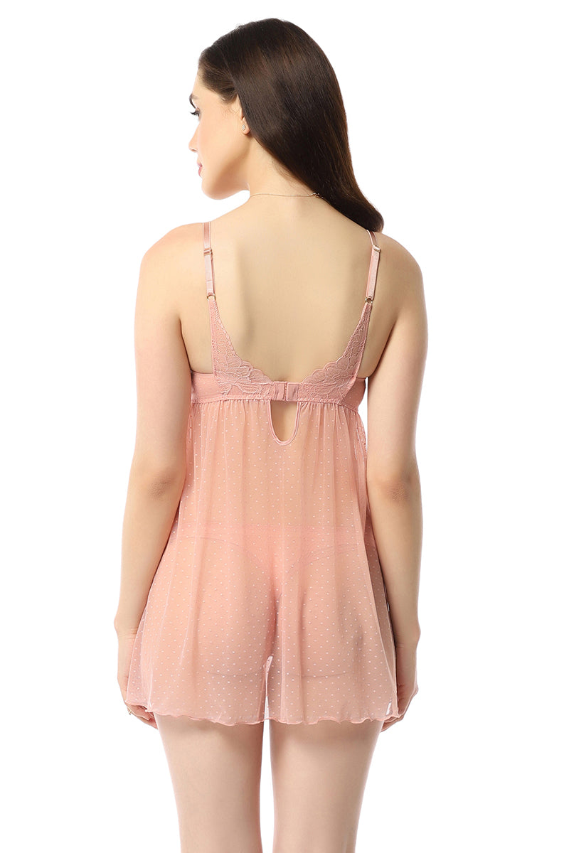 Eternal Bliss Padded Babydoll  - amanté Sleepwear - Image 2 of 3