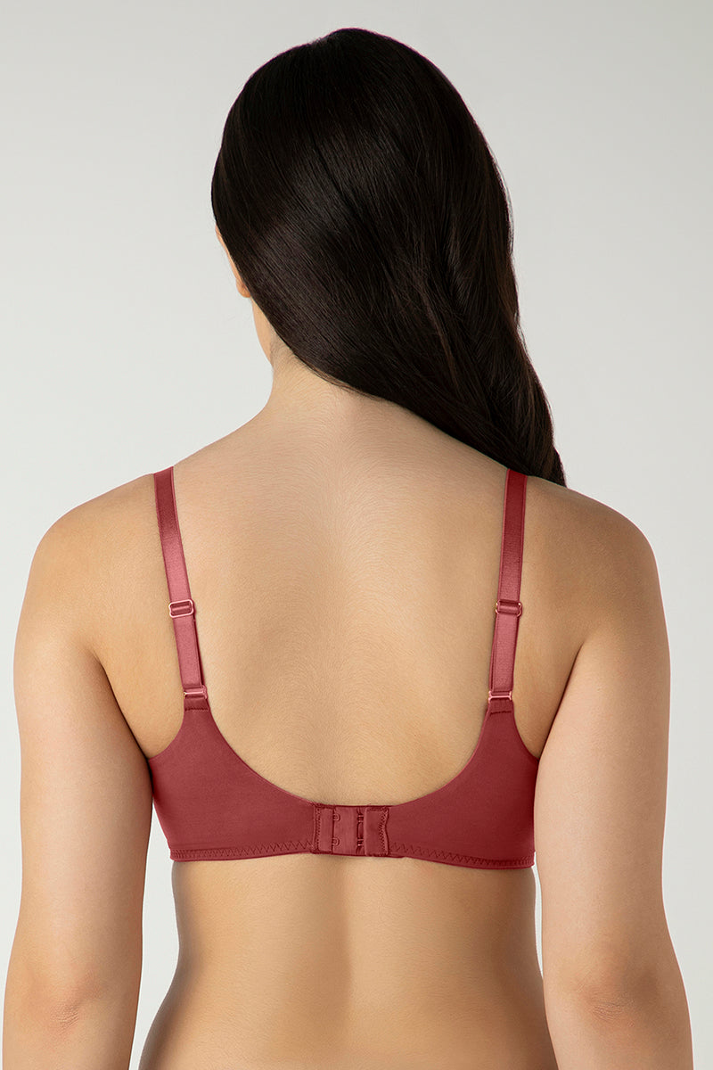 Glam Floral Minimizer Bra  - amanté Bra - Image 3 of 5