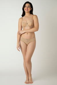 Glam Floral Minimizer Bra  - amanté Bra thumbnail 4