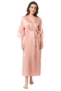 Eternal Bliss Long Robe S / Mellow Rose - amanté Sleepwear thumbnail 1