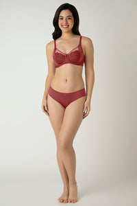 Glam Floral Minimizer Bra  - amanté Bra thumbnail 4