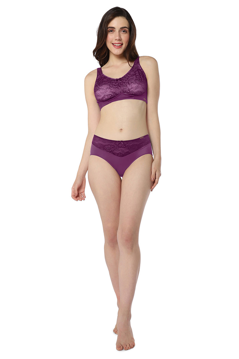 Elegant Lace Support Bra  - amanté Bra - Image 4 of 4