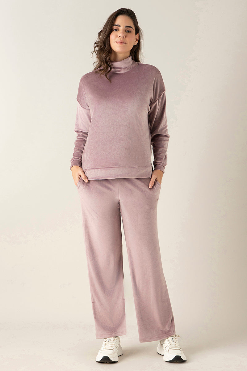 Velour Bliss Pullover Top  - amanté Sleepwear - Image 4 of 4