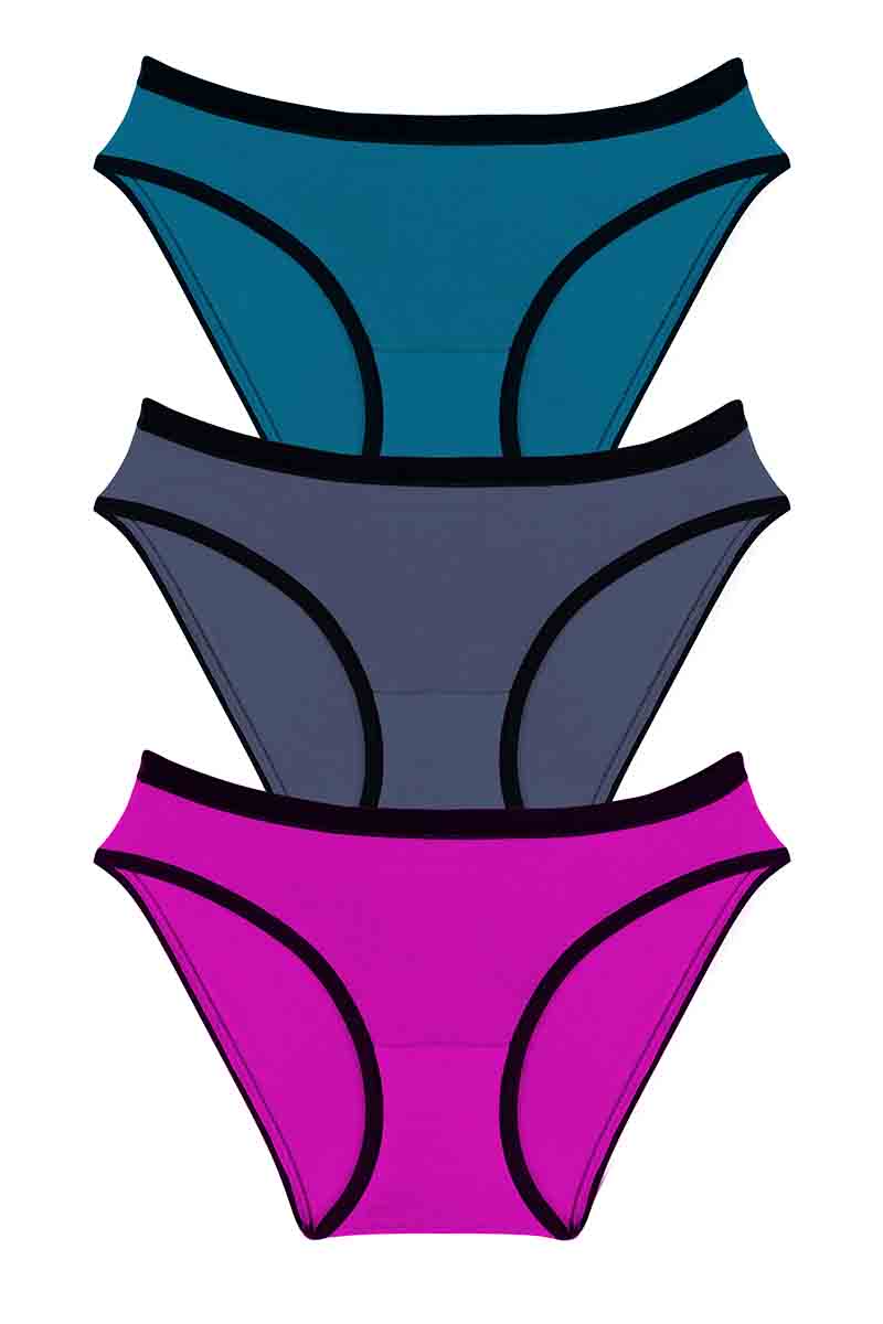 Every de Cotton Bikini Brief(Pack of 3) S / Assorted - amanté Panty - Image 1 of 1
