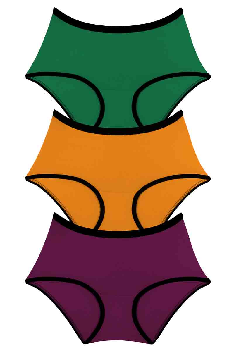 Every de Cotton Full-Brief(Pack of 3) S / Assorted - amanté Pantie - Image 1 of 1