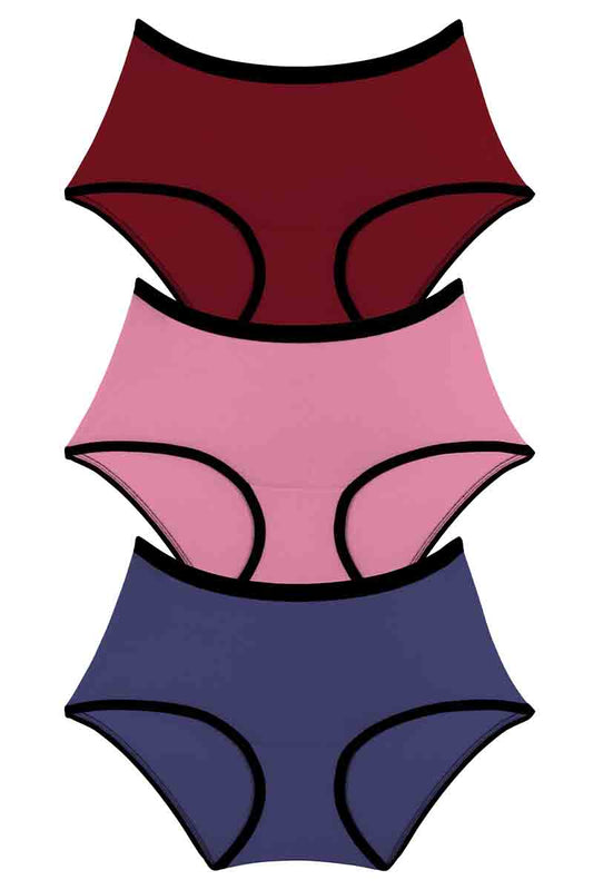 Every de Cotton Full-Brief(Pack of 3) S / Assorted - amanté Pantie