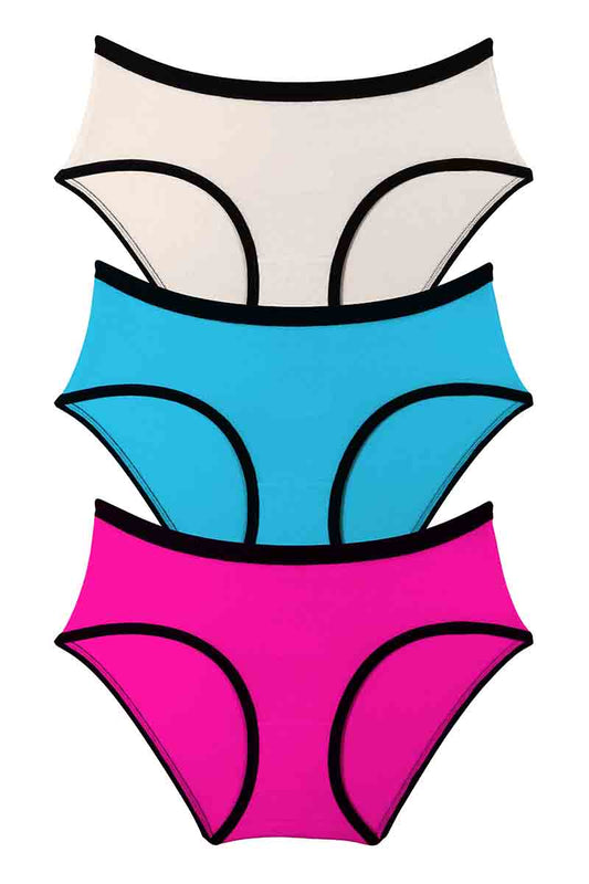 Every de Cotton Hipster Brief(Pack of 3) S / Assorted - amanté Panty