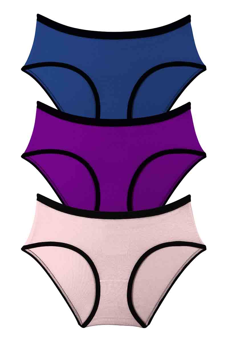 Every de Cotton Hipster Brief(Pack of 3) S / Assorted - amanté Panty - Image 1 of 1