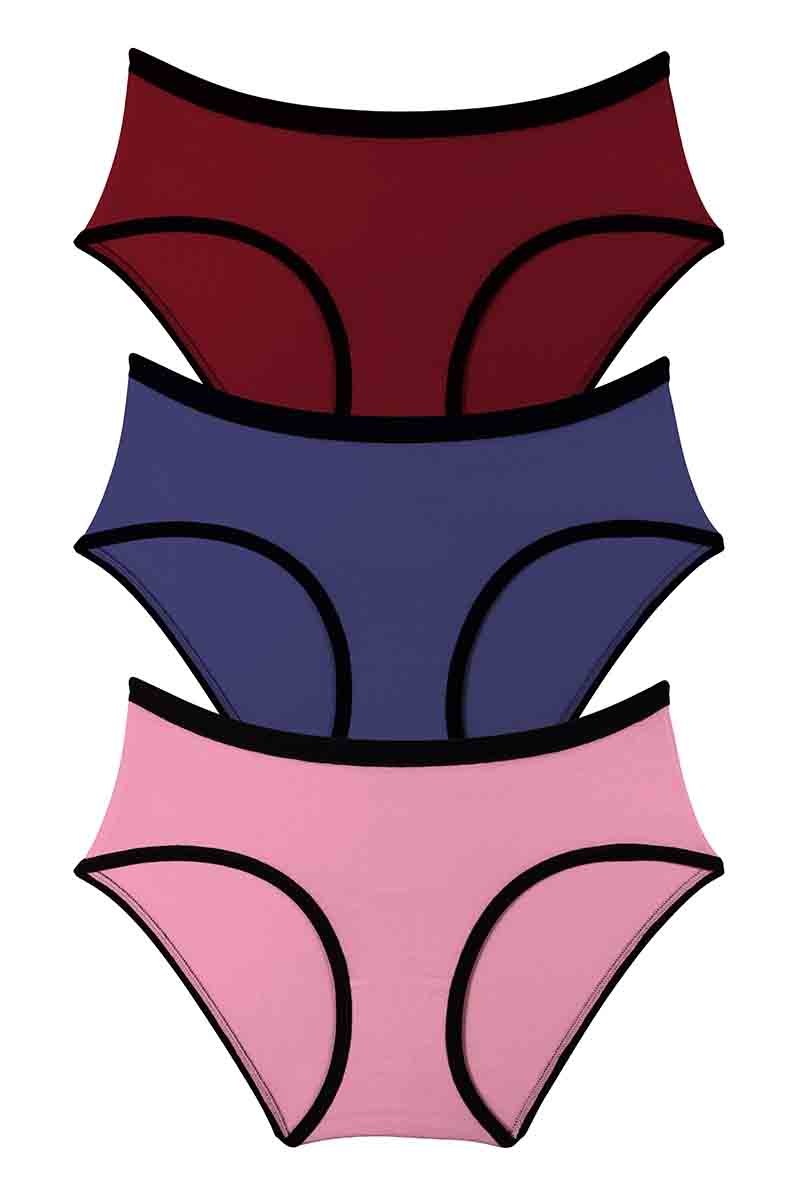 Every de Cotton Hipster Brief(Pack of 3) S / Assorted - amanté Panty - Image 1 of 1