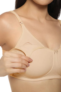 Maternity Non-Padded Non-Wired Cotton Bra  - amanté Bra thumbnail 4