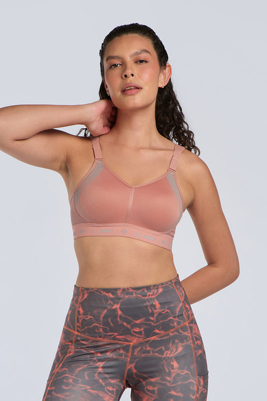 Cloud Form Support Bra 32B / Canyon Clay - Pink - amanté Bra