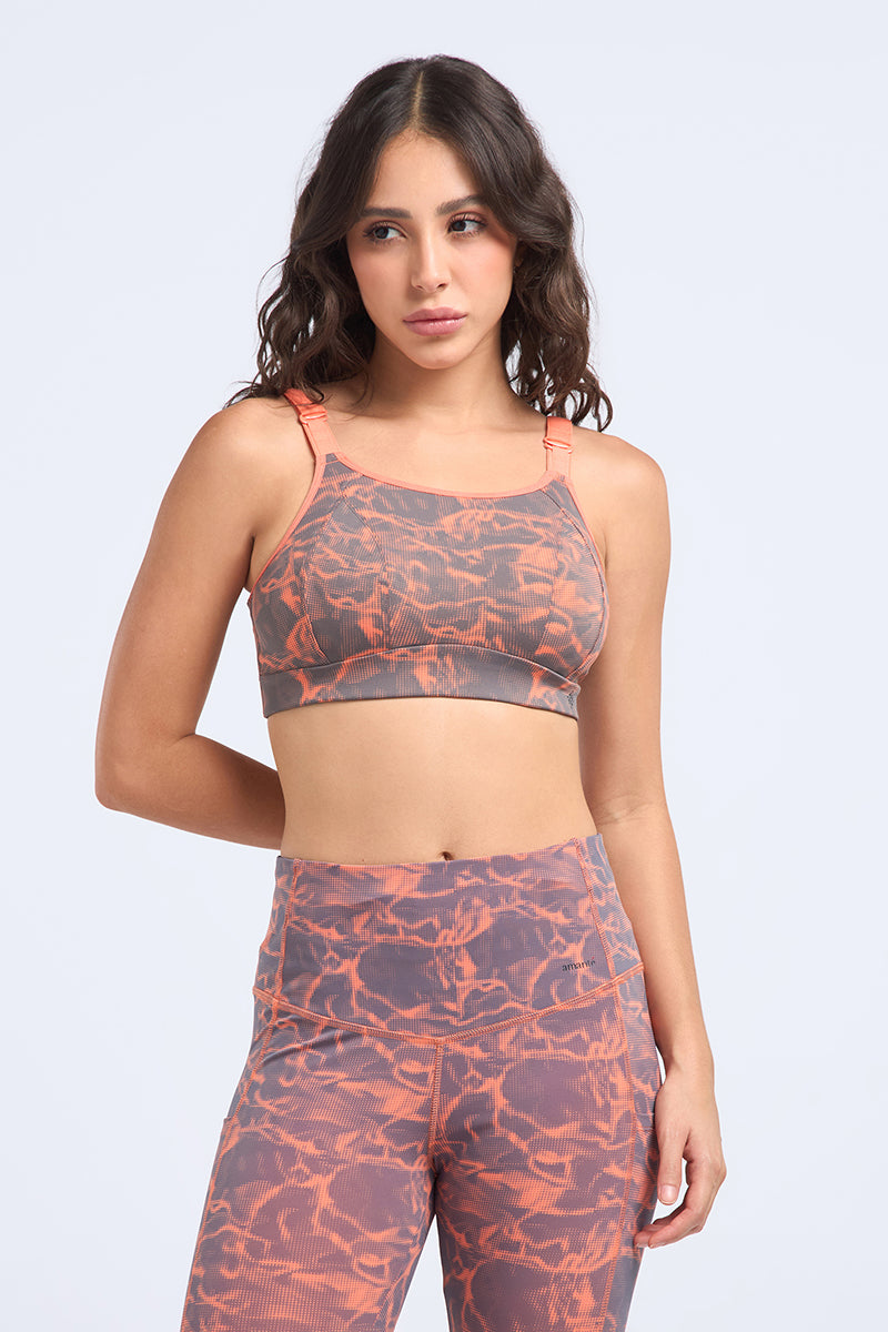 Flexifit Studio Bra S / Power Pop Print - amanté Bra