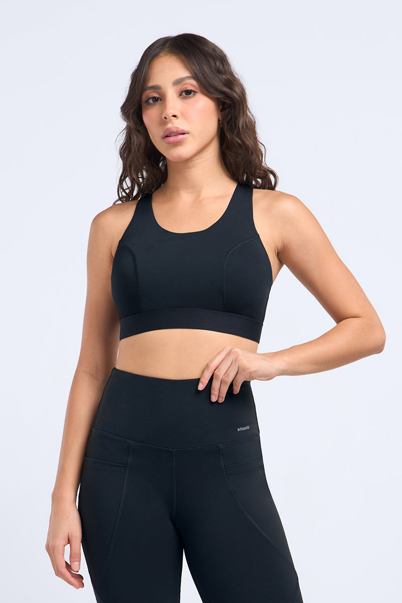 Motion Flex Sports Bra S / Black - amanté Bra
