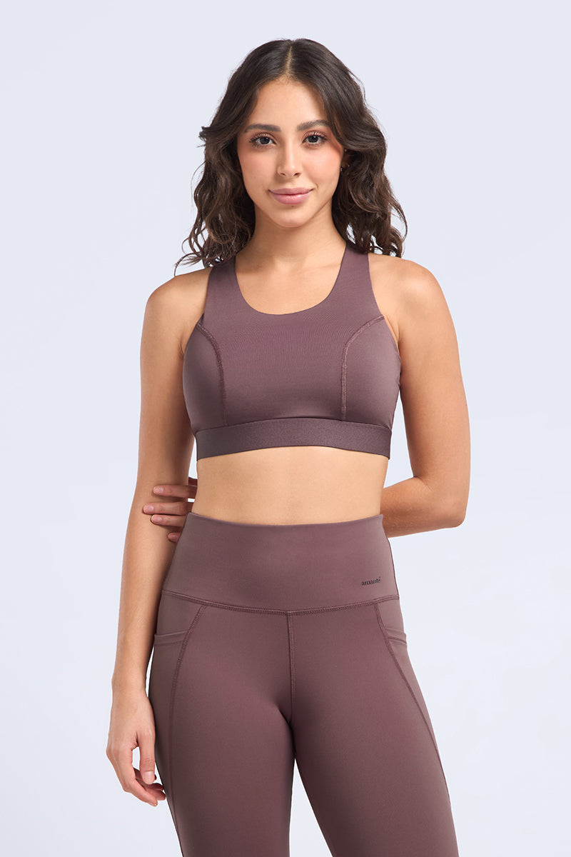 Motion Flex Sports Bra S / Rose Brown - amanté Bra