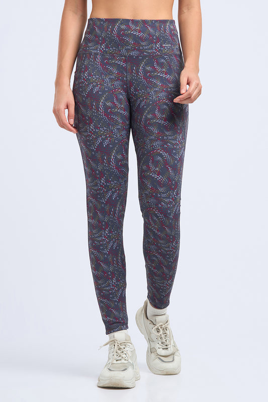 Motion Flex Tights S / Glam Swirl Print - amanté Sport