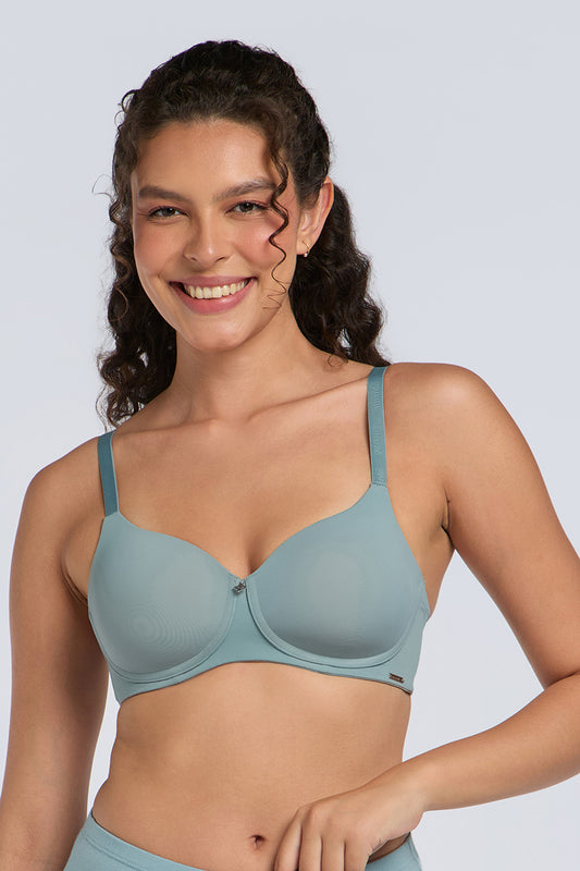 Effortless Bliss Wirefree Bra 32B / Slate - amanté Bra