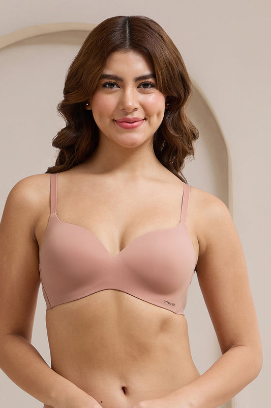 Bare'd Breezy Bra 32B / Cameo Brown - amanté Bra