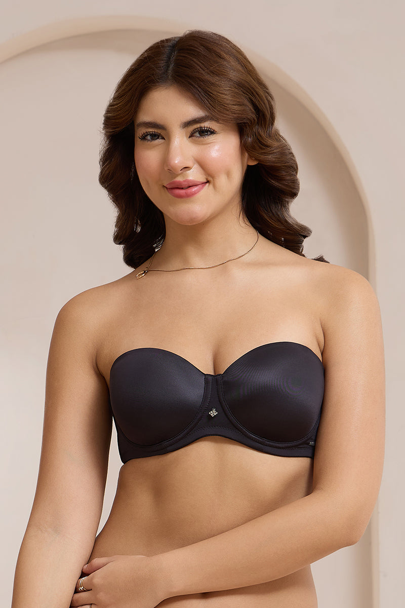 Radiant Bliss Strapless Bra 32B / Black - amanté Bra