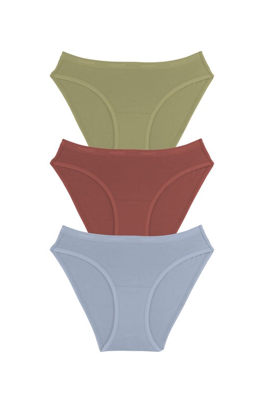 Cotton Bikini Brief Solid Pack Of 3