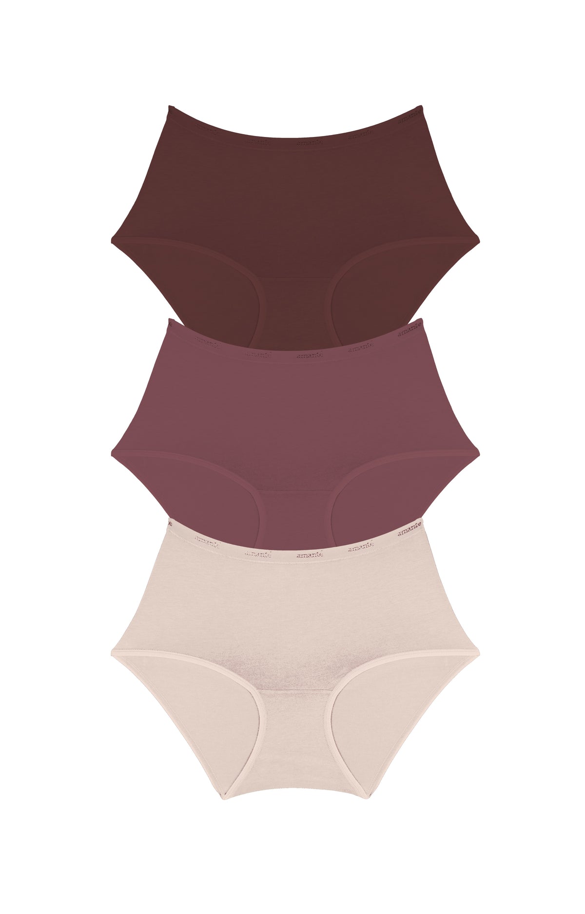 Cotton Full Brief Solid Pack Of 3 XS / C010 - amanté Panty - Image 1 of 1
