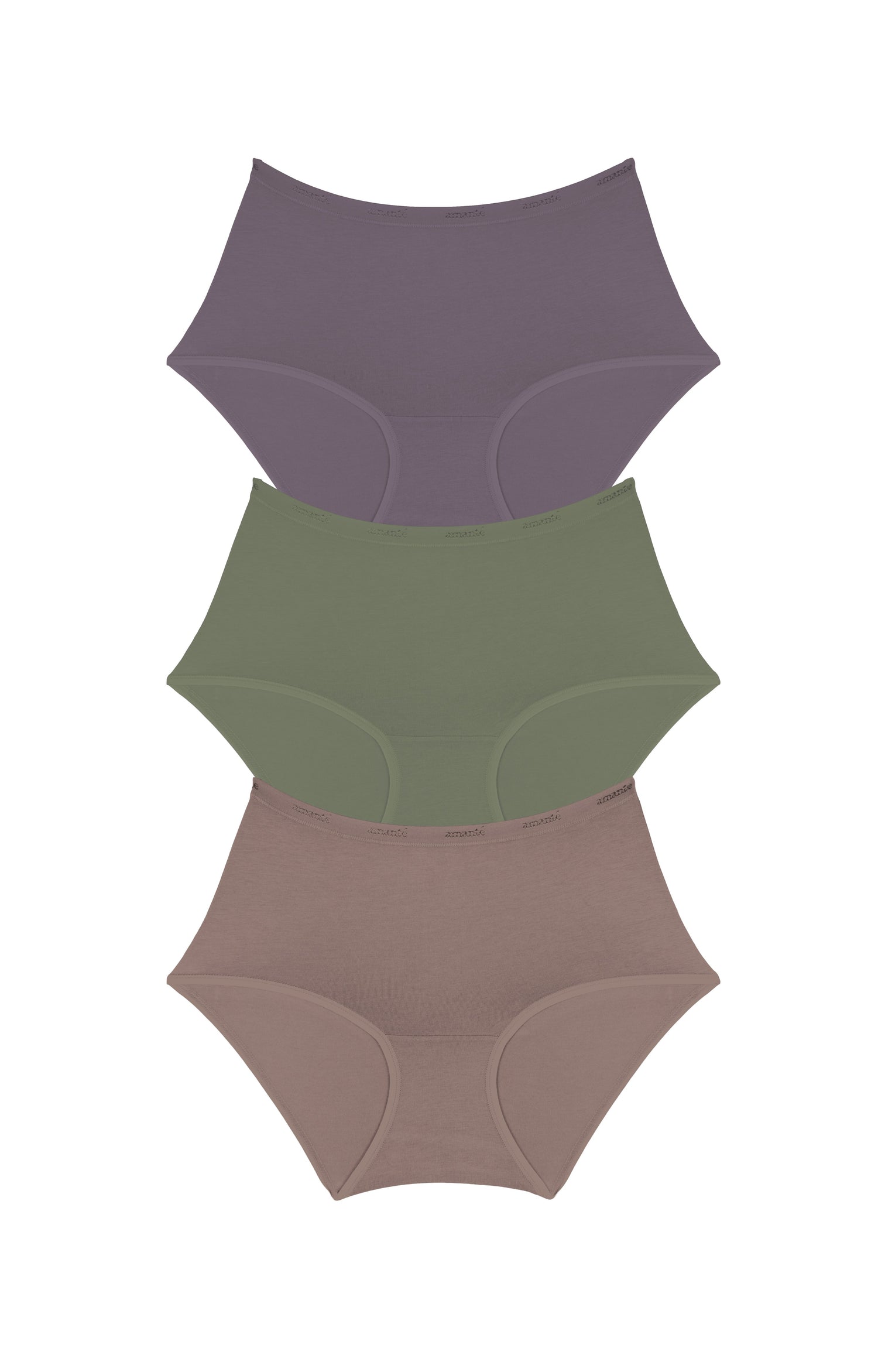 Cotton Full-Brief Solid Pack Of 3 XS / C0023 - amanté Panty - Image 1 of 1