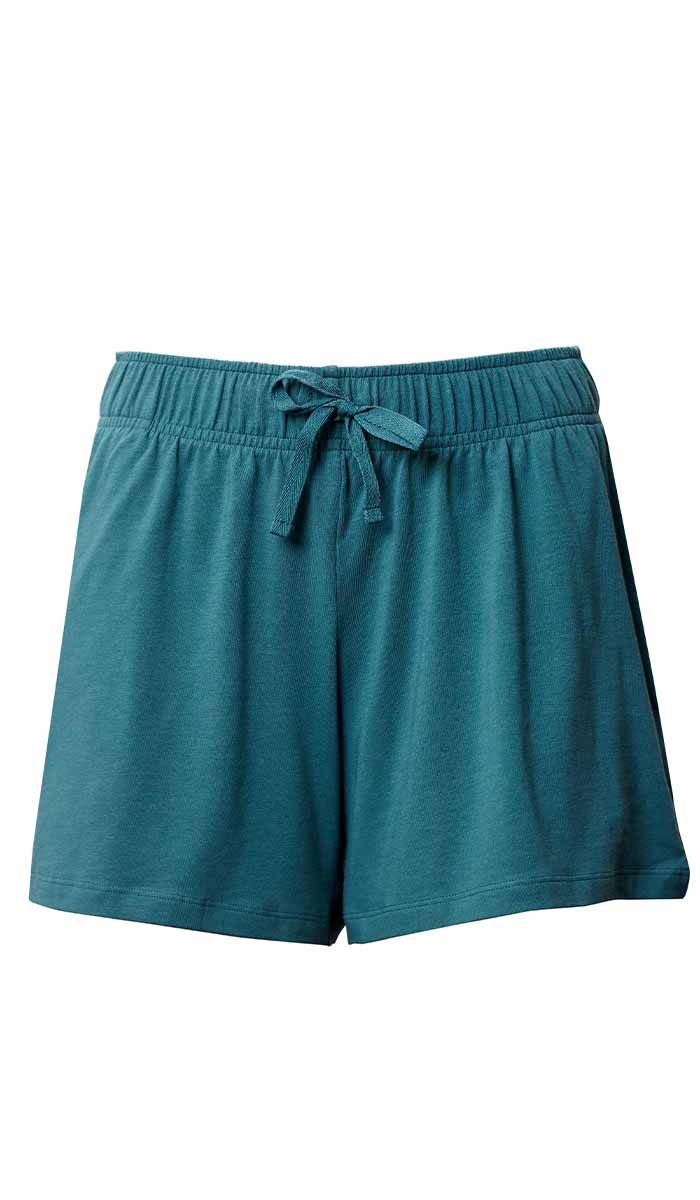 Cozy Comfies Sleep Short S / Green Heron - amanté Sleepwear - Image 1 of 3