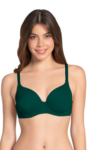 Smooth Moves Wired Bra 32B / Rain Forest - amanté Bra