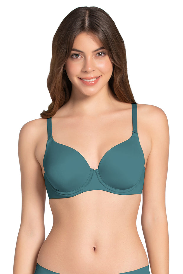 Buy Amante Every De Carefree Casuals Padded Non-Wired T-Shirt Bra - Nude  online