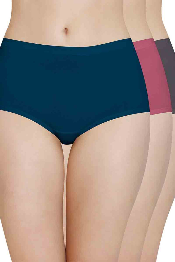 Cotton Full-Brief Solid Pack of 3 S / B083 - amanté Panty Pack