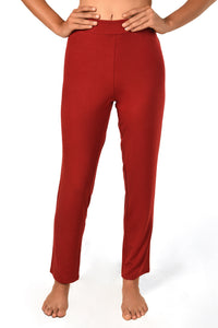 Modal Sleep PJ Bottom S / Dark Red - amanté Sleepwear thumbnail 1