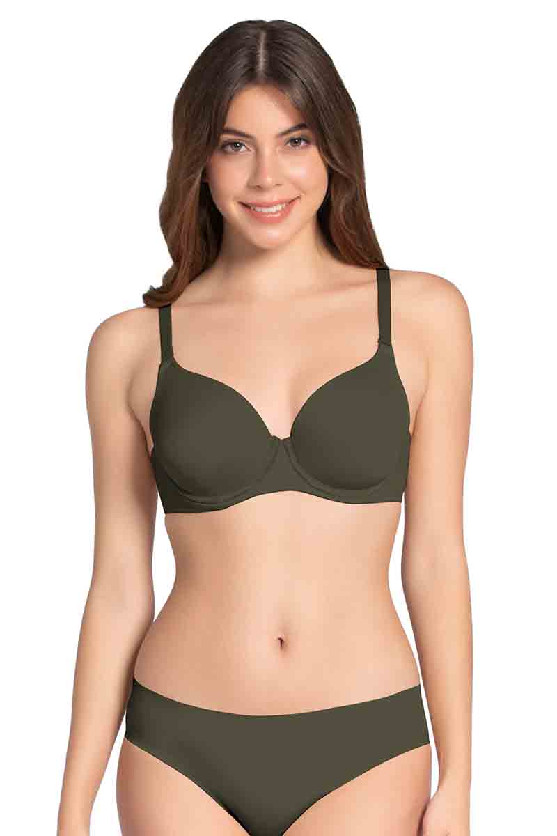 Smooth Moves Wired Bra 32B / Olive Night - amanté Bra - Image 1 of 1