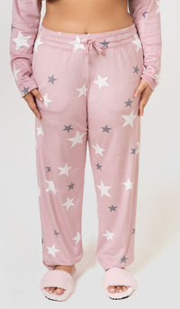 Velour Bliss Relax Pants XXL / Stellar Charm Print - amanté Sleepwear thumbnail 1