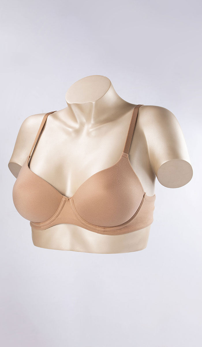 Micro Brushed T-Shirt Bra 32B / Sandalwood - amanté Bra - Image 1 of 2